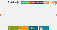Desktop Screenshot of gelateria-arcobaleno.es