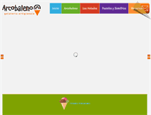 Tablet Screenshot of gelateria-arcobaleno.es